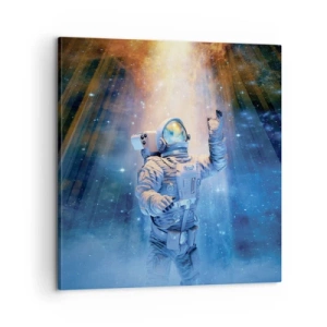 Bild auf Leinwand - Leinwandbild - Endlich am Ende - 60x60 cm