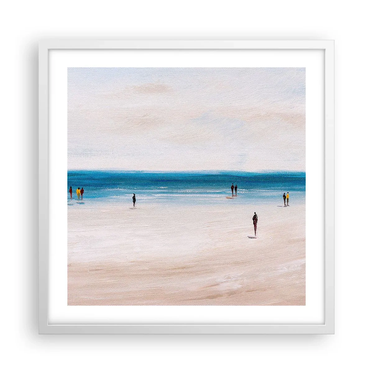 Poster in einem weißen Rahmen - Natürliches Bedürfnis - 50x50 cm