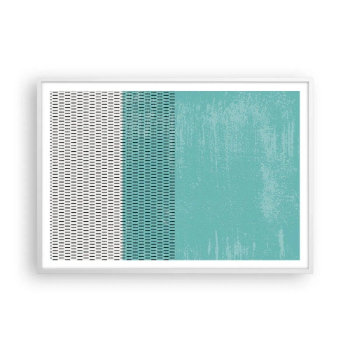 Poster in einem weißen Rahmen - Eine ausgewogene Komposition - 100x70 cm