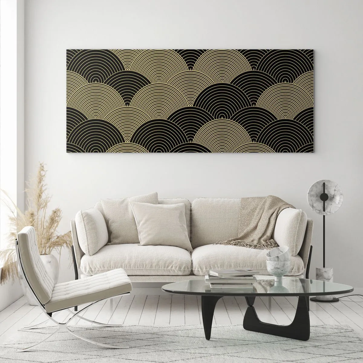 Glasbild - Bild auf glas - Einheit in der Vielfalt - 90x30 cm