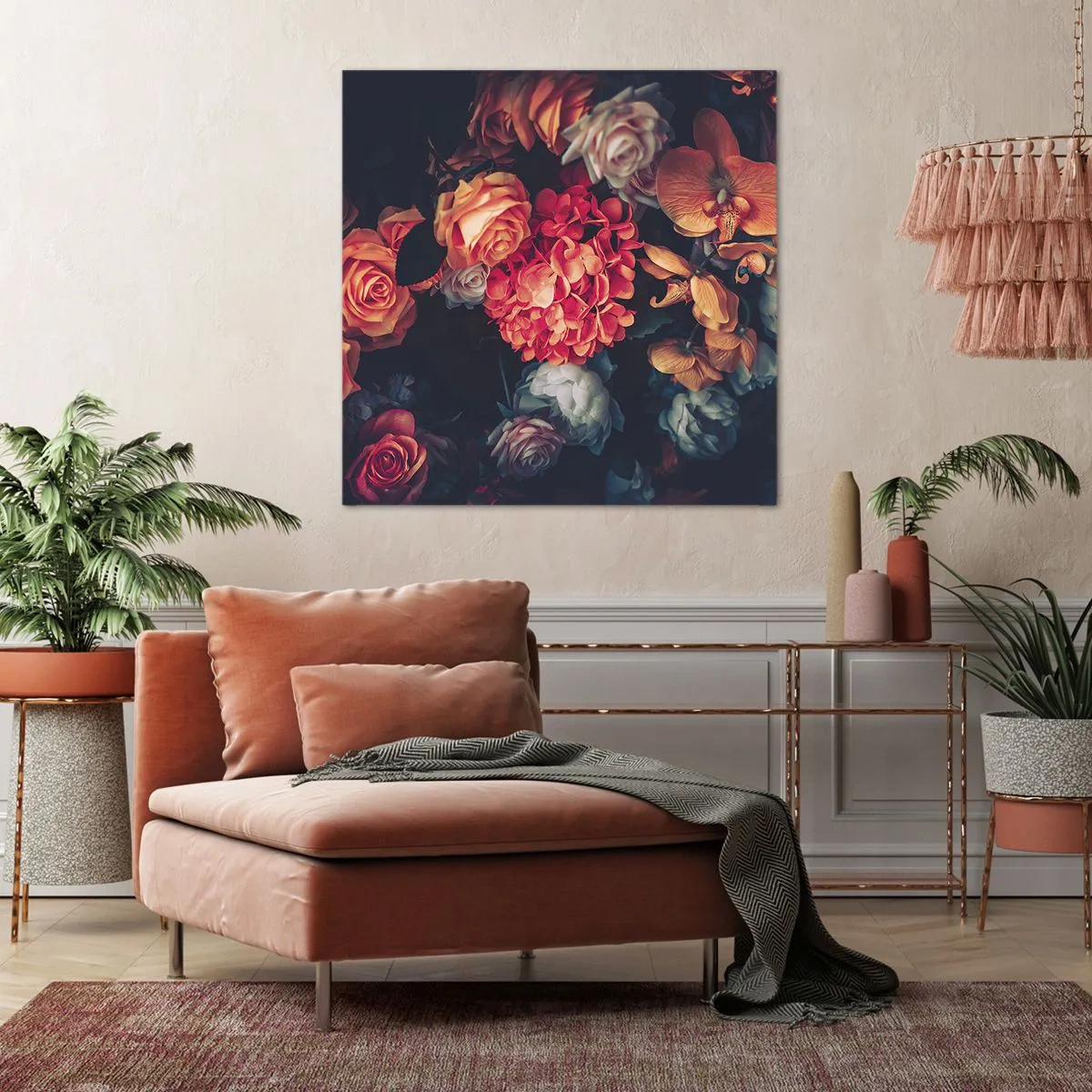 Bild auf Leinwand - Leinwandbild - Wie bei den holländischen Meistern - 70x70 cm