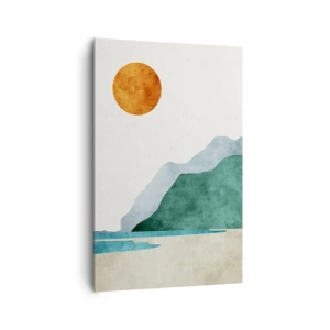 Bild auf Leinwand - Leinwandbild - Landschaft, wie sie sein sollte - 80x120 cm