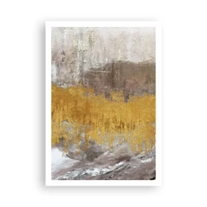 Poster - Goldene Explosion - 70x100 cm