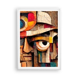 Poster in einem weißen Rahmen - Ich sehe dich… - 70x100 cm