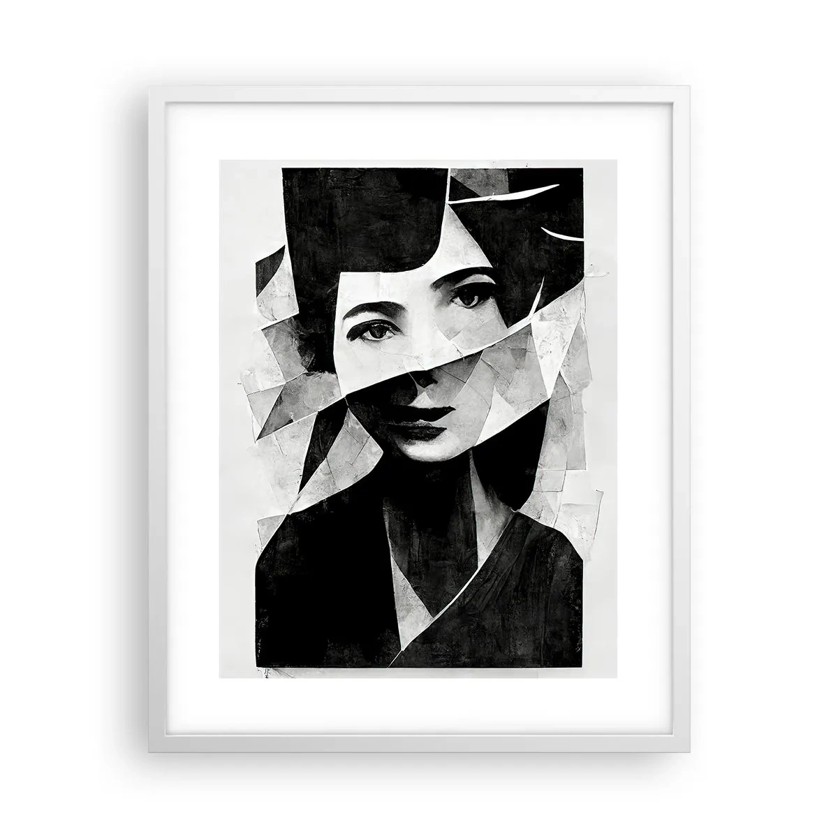 Poster in einem weißen Rahmen - So, wie du wirklich bist… - 40x50 cm