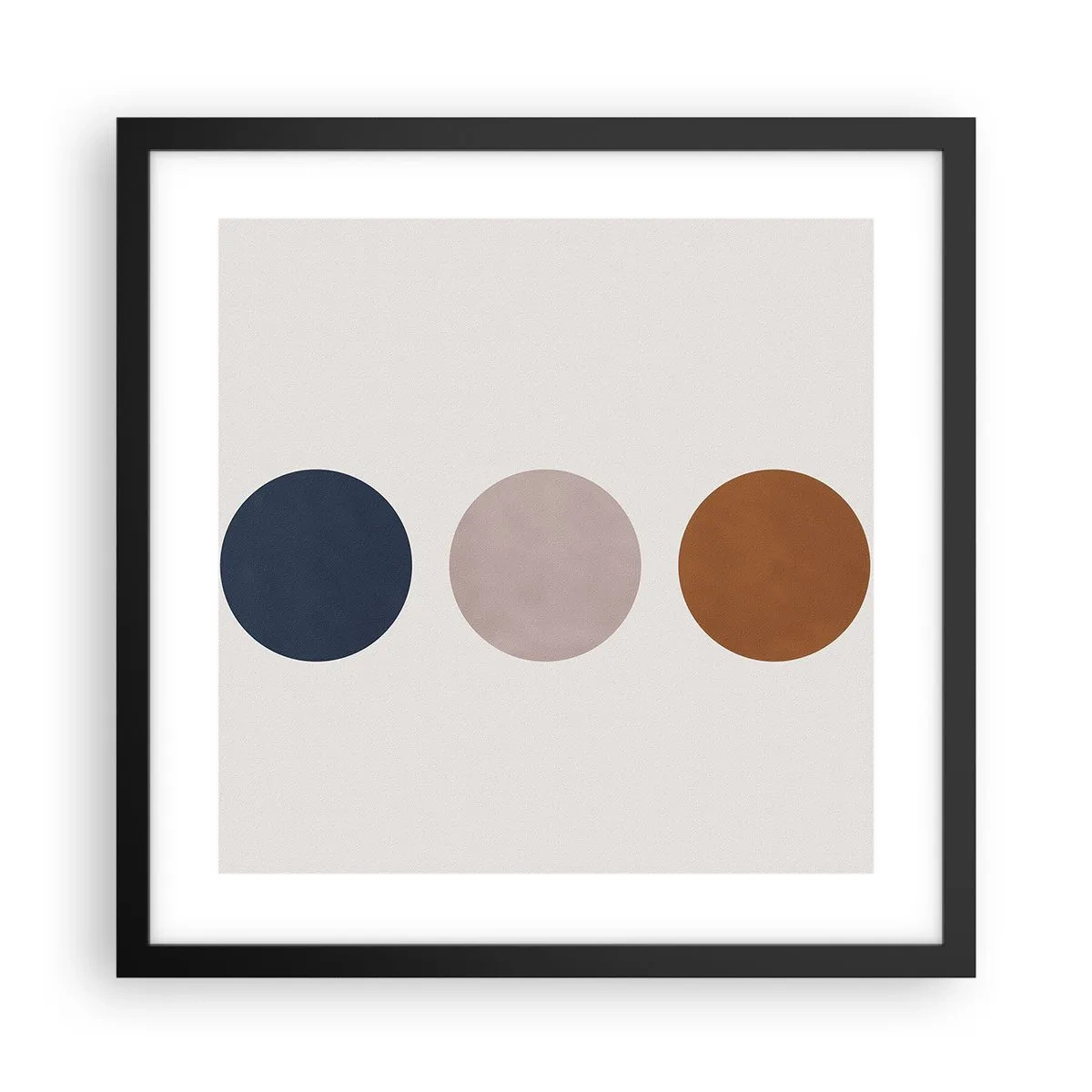 Poster in einem schwarzem Rahmen - Ein Symbol für Exzellenz - 40x40 cm