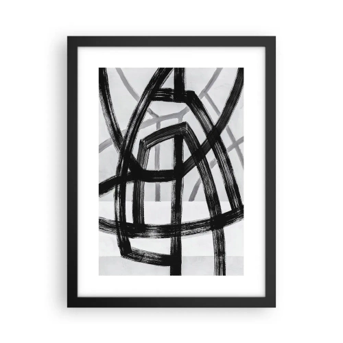 Poster in einem schwarzem Rahmen - Bautiefe - 30x40 cm