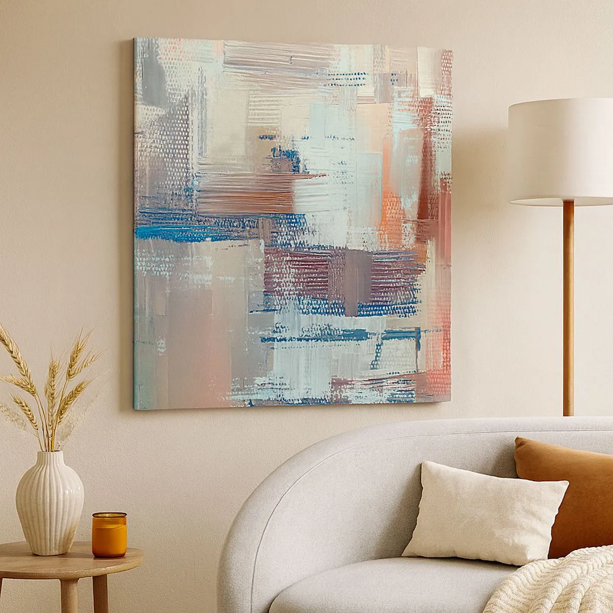 Bild auf Leinwand - Leinwandbild - Zum Licht kommen - 30x30 cm