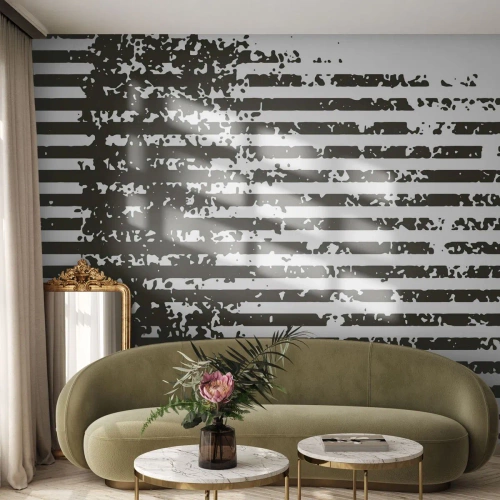 Fototapete Standard Eco - Rhythmus und Rauschen - Abstraktion, Stück, Grafik - 300x210 cm