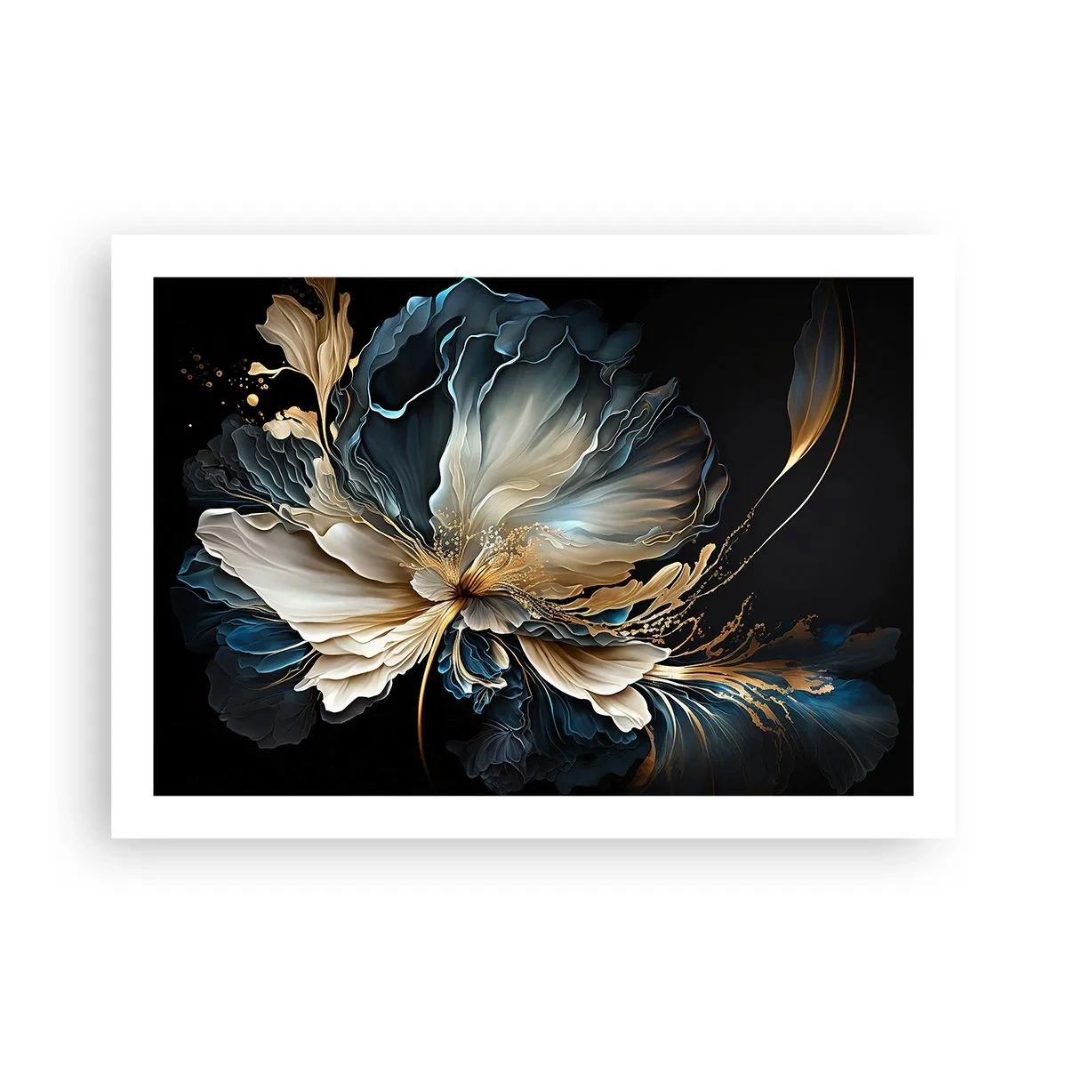 Poster - Märchenhafte Farnblume - 70x50 cm