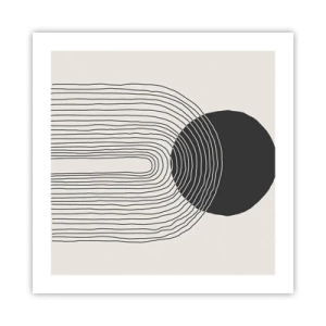 Poster - Zittern und Vertrauen - 50x50 cm