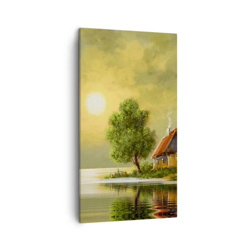 Bild auf Leinwand - Leinwandbild - Schön, wie ein Bild - 45x80 cm