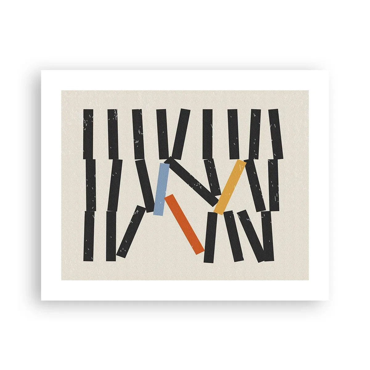 Poster - Domino – Komposition - 50x40 cm