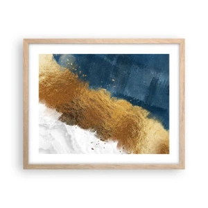 Poster in einem Rahmen aus heller Eiche - Farben des Sommers - 50x40 cm