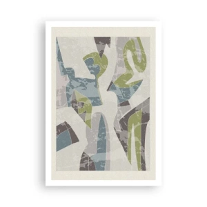 Poster - Komposition hinter dem Glas - 70x100 cm