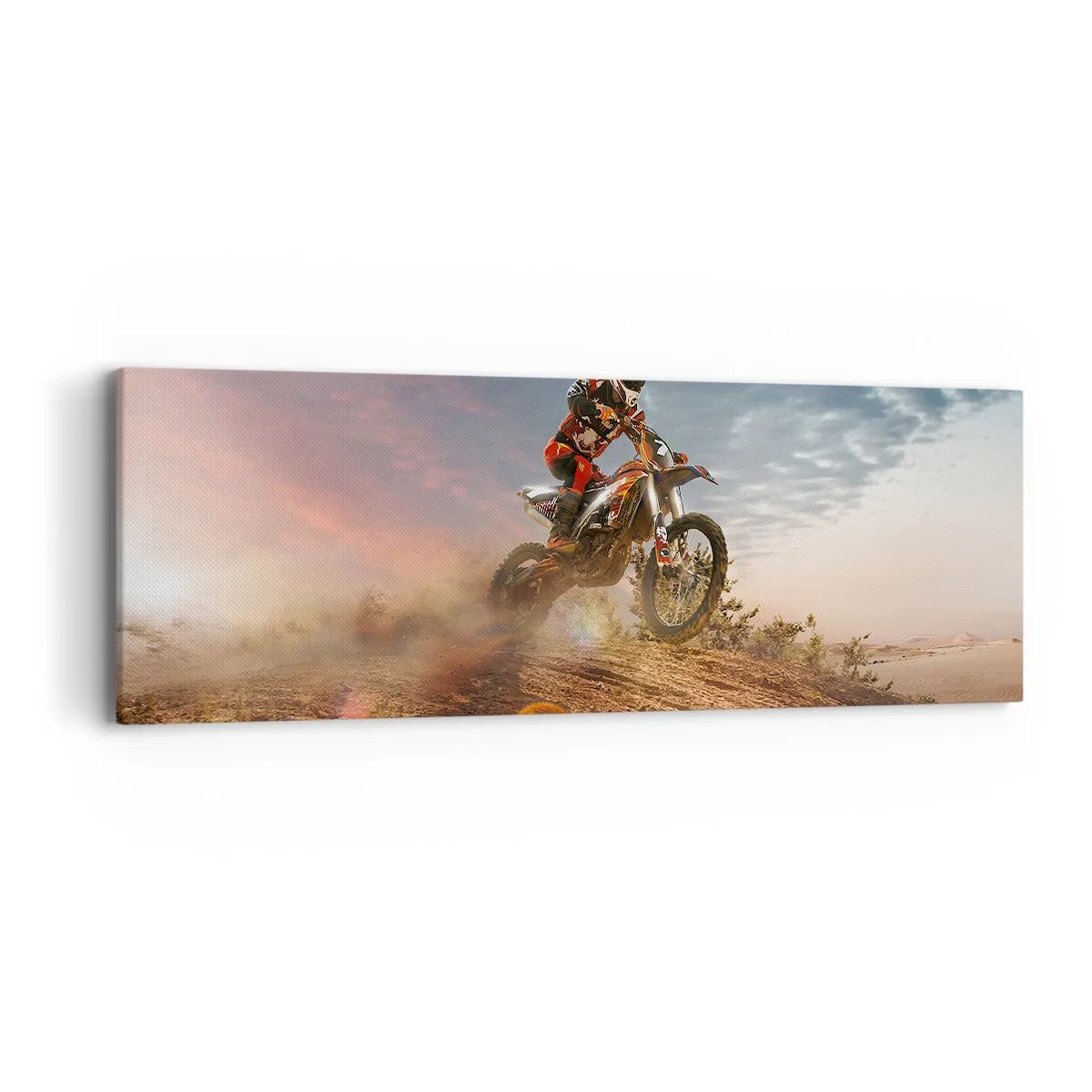 Bild auf Leinwand - Leinwandbild - Für den Sieg - 90x30 cm