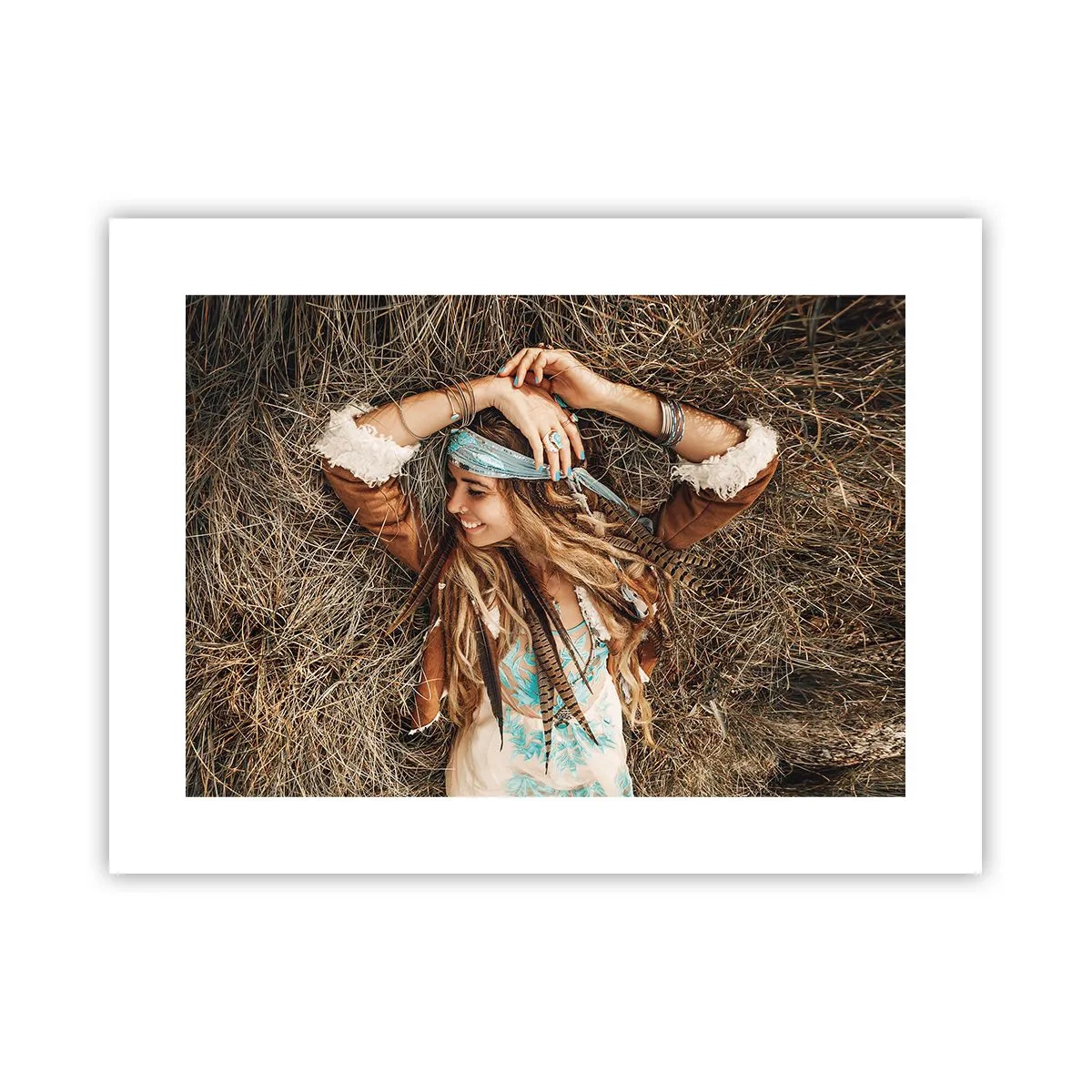 Poster - Auf dem Weg in den Sommer der Liebe - 40x30 cm