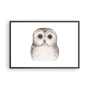 Poster in einem schwarzem Rahmen - Schau mir in die Augen - 91x61 cm