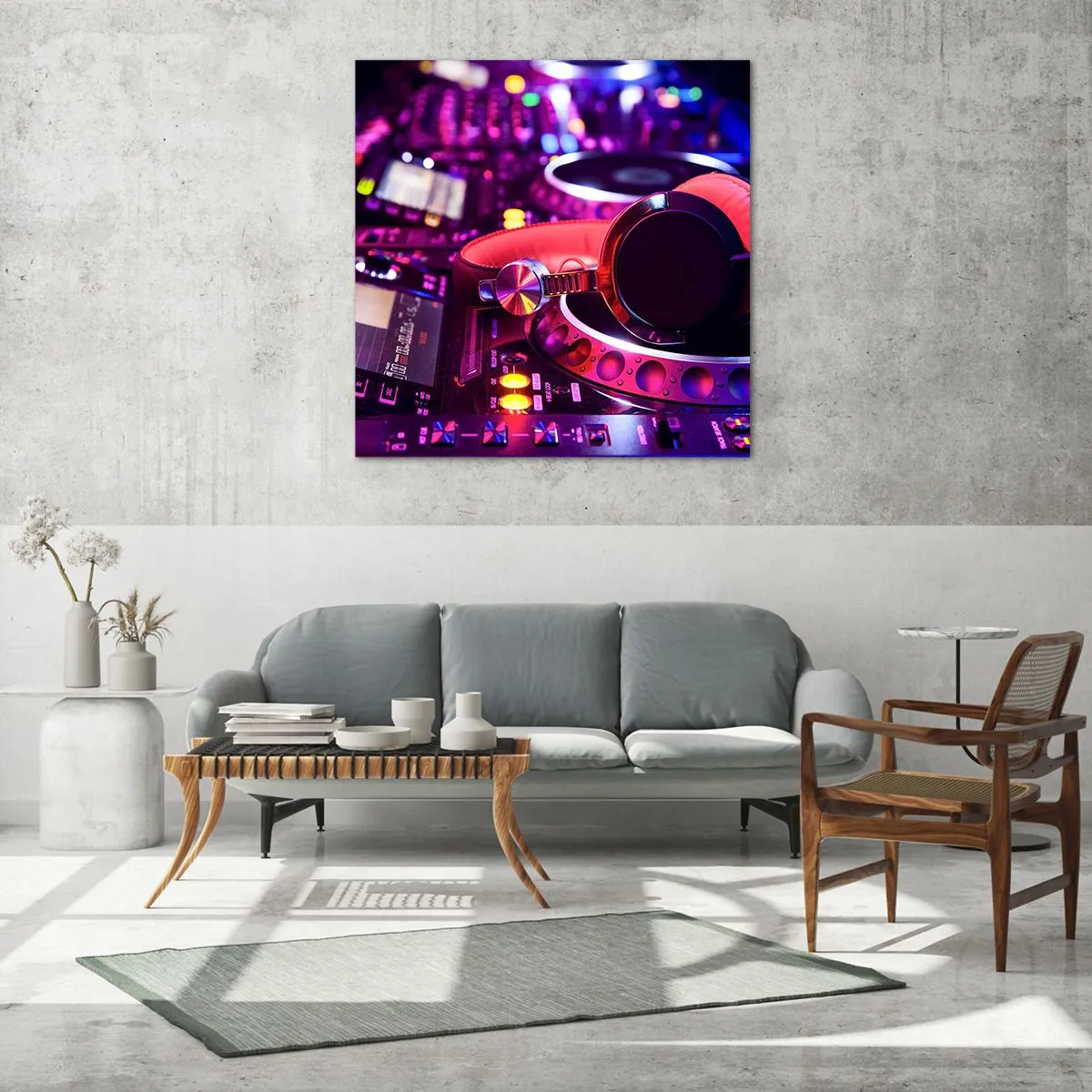 Glasbild - Bild auf glas - Bevor der Spaß beginnt - 70x70 cm