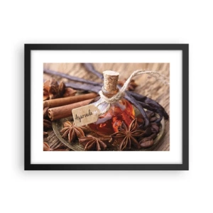 Poster in einem schwarzem Rahmen - Zur Einheit von Körper und Geist - 40x30 cm