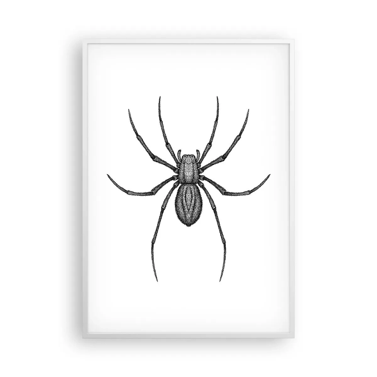 Poster in einem weißen Rahmen - Beunruhigende Präzision - 70x100 cm