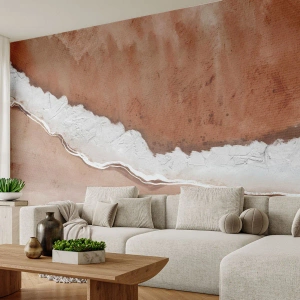 Fototapete Premium Sand - In Farben der Erde - Rand, Sand, Strand - 250x175 cm