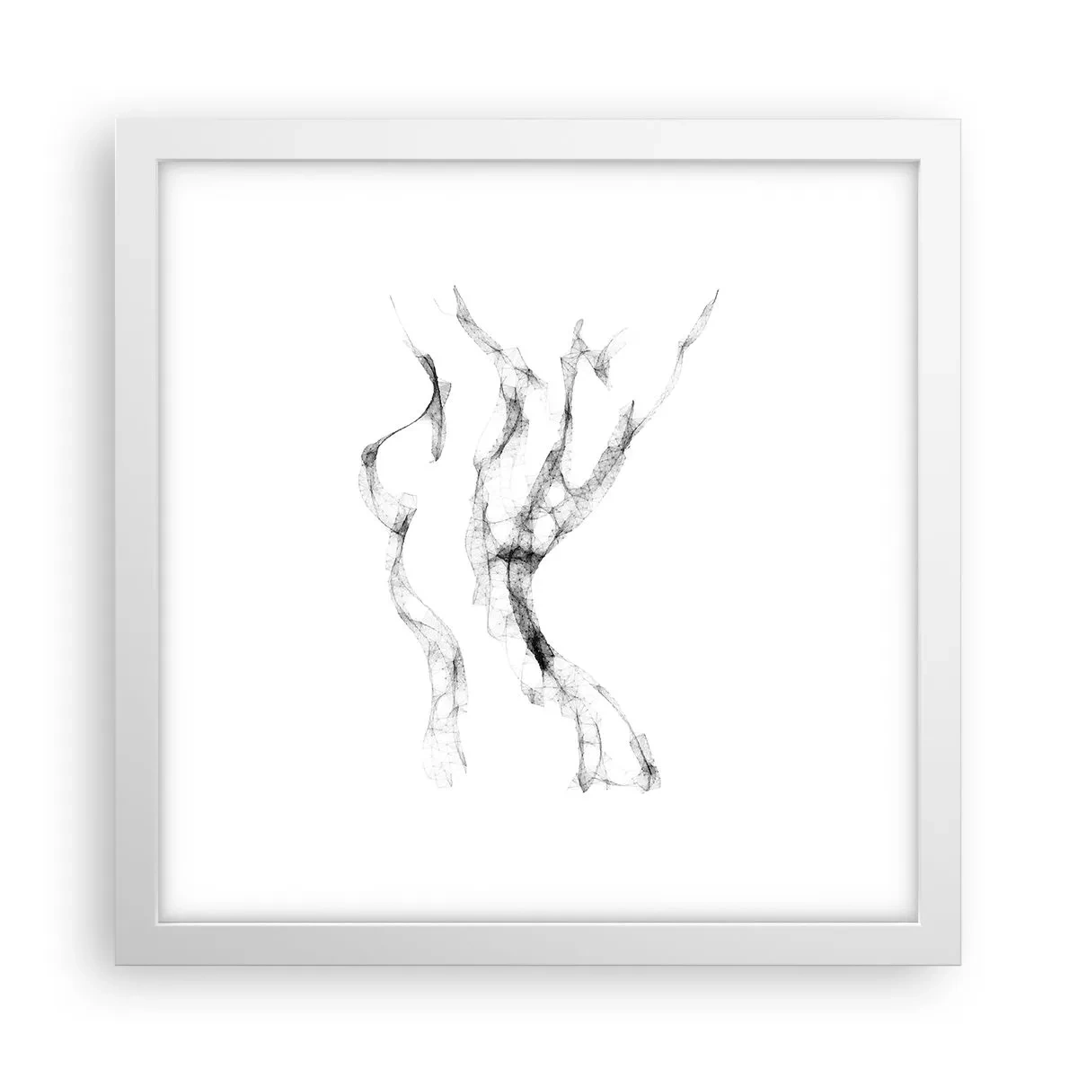 Poster in einem weißen Rahmen - Schön und stark - 30x30 cm