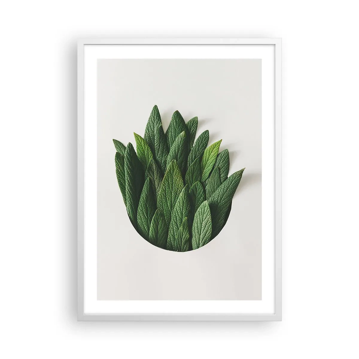 Poster in einem weißen Rahmen - Ungebremste Neugier - 50x70 cm