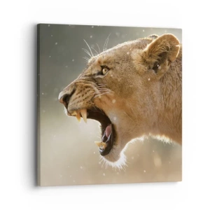 Bild auf Leinwand - Leinwandbild - Versuch, nicht zuzuhören - 30x30 cm