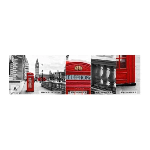 Fototapeten Muster Selbstklebend Deluxe Sticker - London, ohne Zweifel - Stadt, London, Die Architektur - 100x30 cm