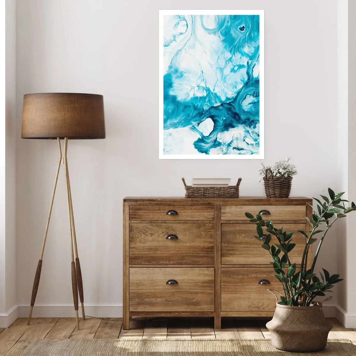 Poster - Blaues Konzert - 30x40 cm