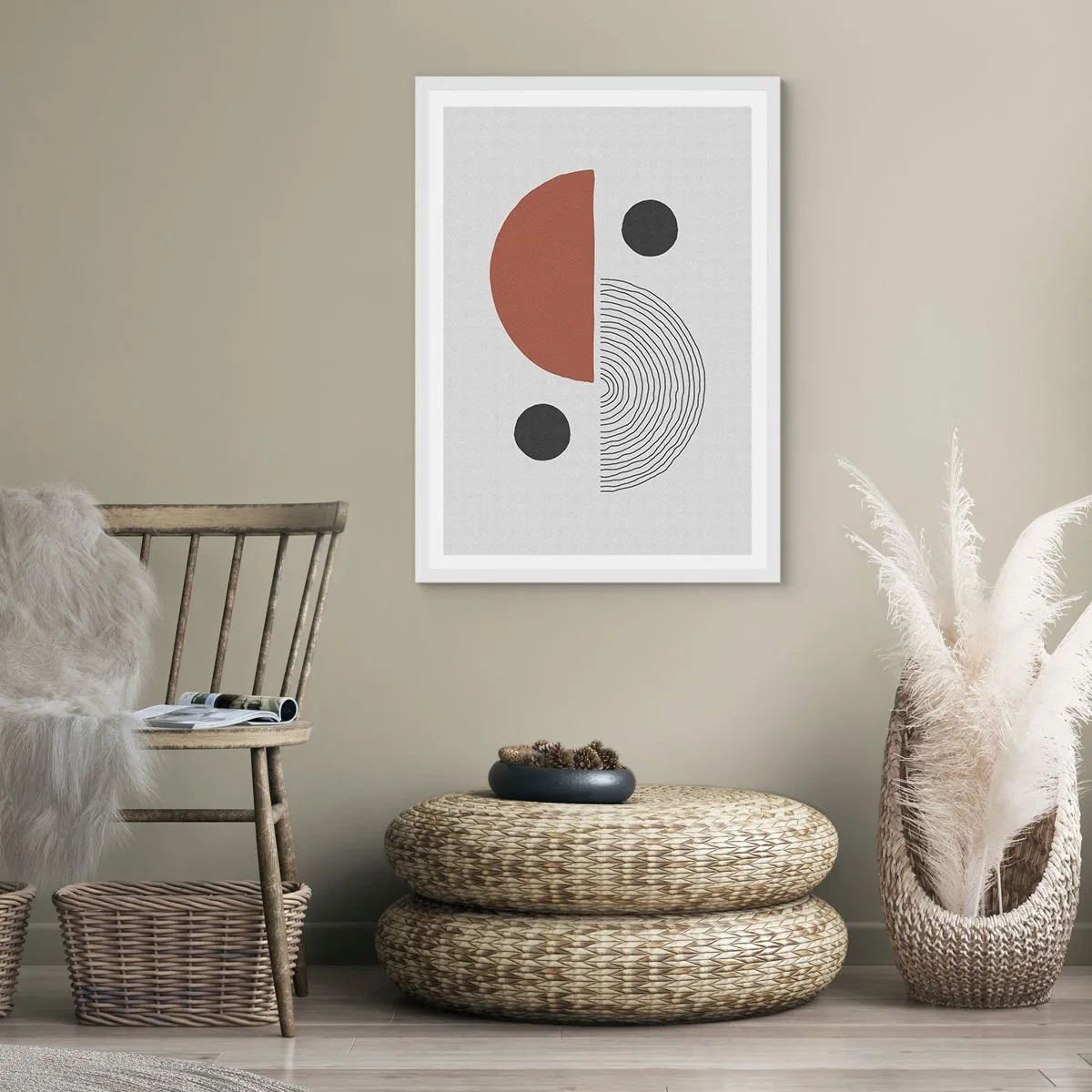 Poster in einem weißen Rahmen - Perfektion des Rades - 30x40 cm