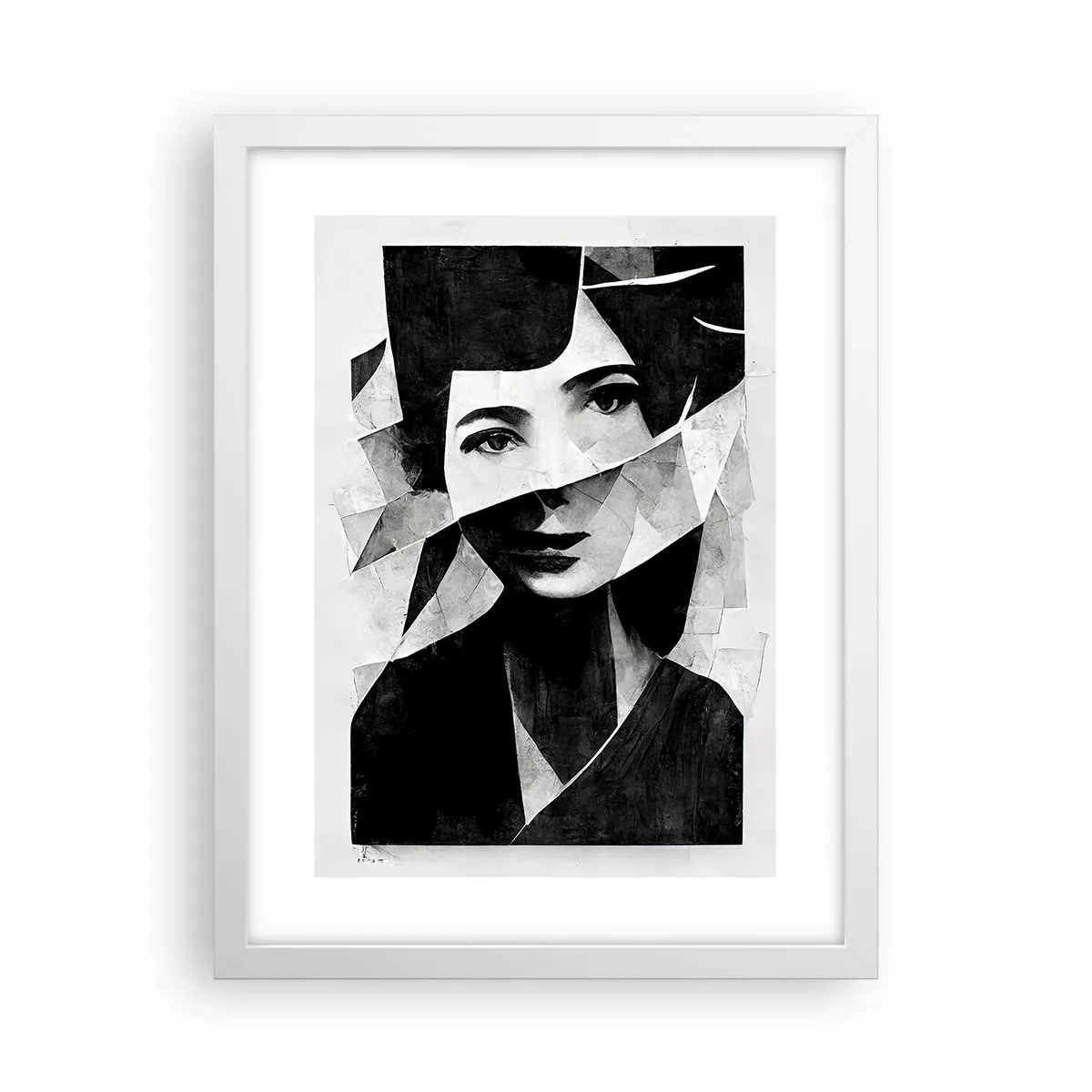 Poster in einem weißen Rahmen - So, wie du wirklich bist… - 30x40 cm