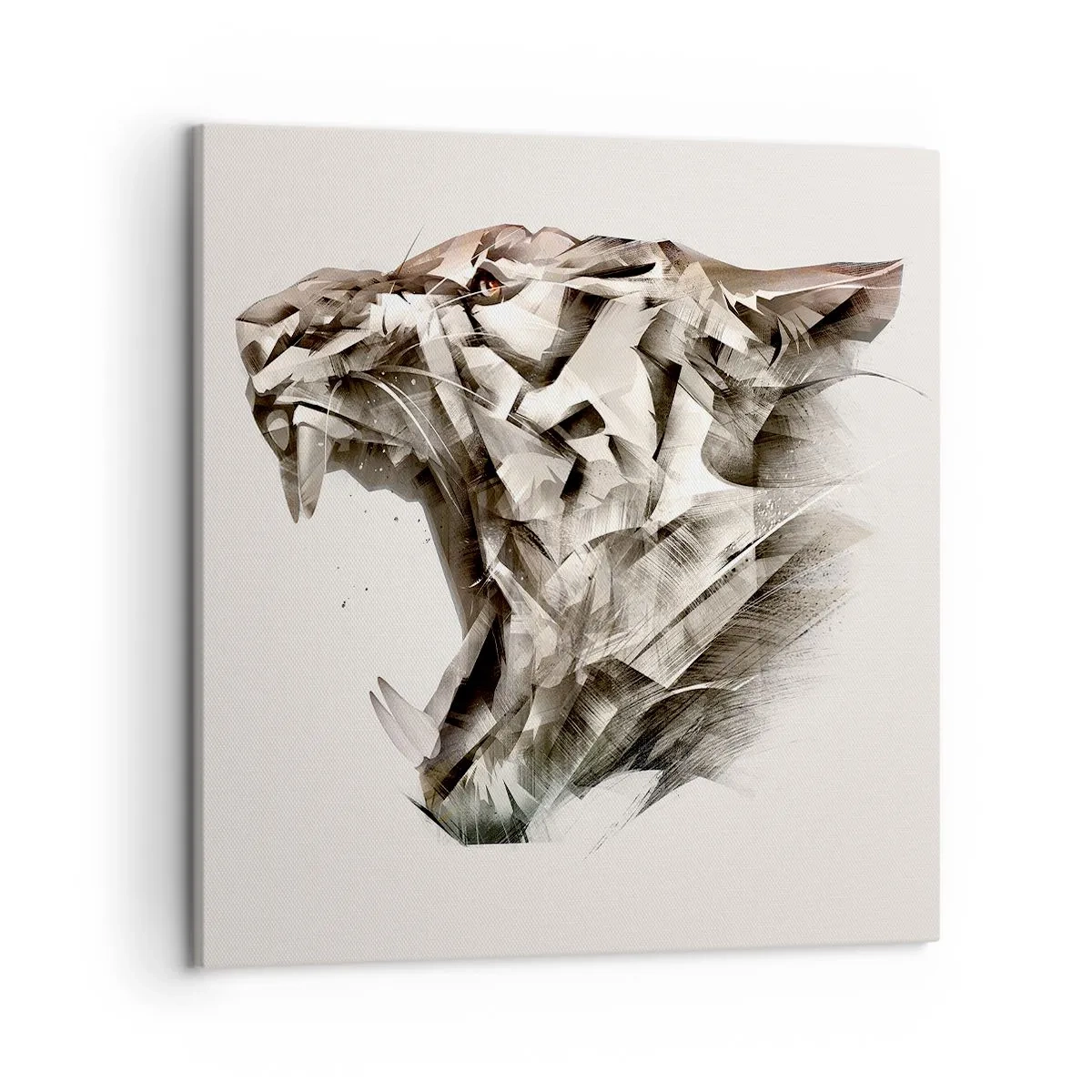 Bild auf Leinwand - Leinwandbild - Du weißt schon wer das Sagen hat - 50x50 cm