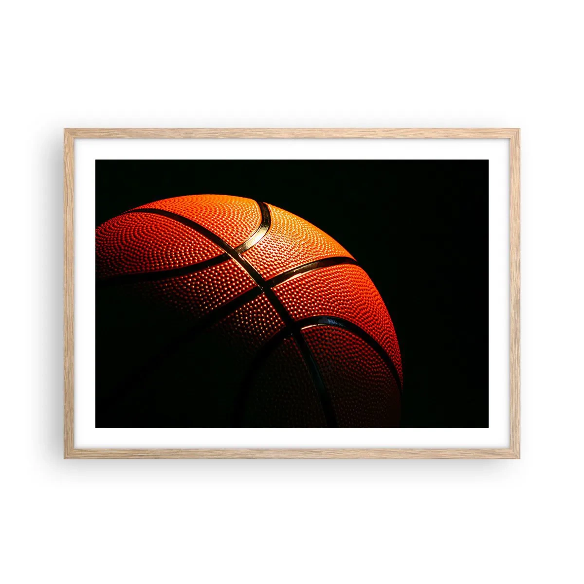 Poster in einem Rahmen aus heller Eiche - Schön wie ein Planet - 70x50 cm