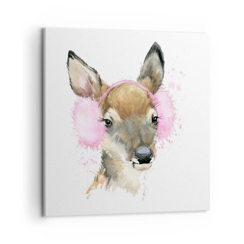 Bild auf Leinwand - Leinwandbild - Und der Frost ist nicht mehr schrecklich - 50x50 cm