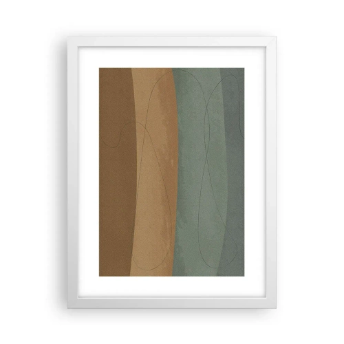 Poster in einem weißen Rahmen - Horizontale Komposition - 30x40 cm