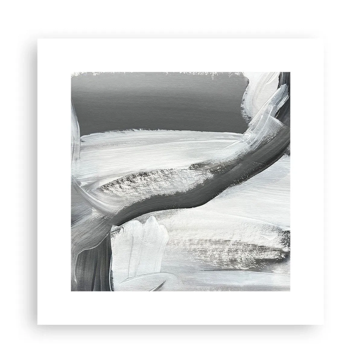 Poster - Entscheidender Schritt - 30x30 cm