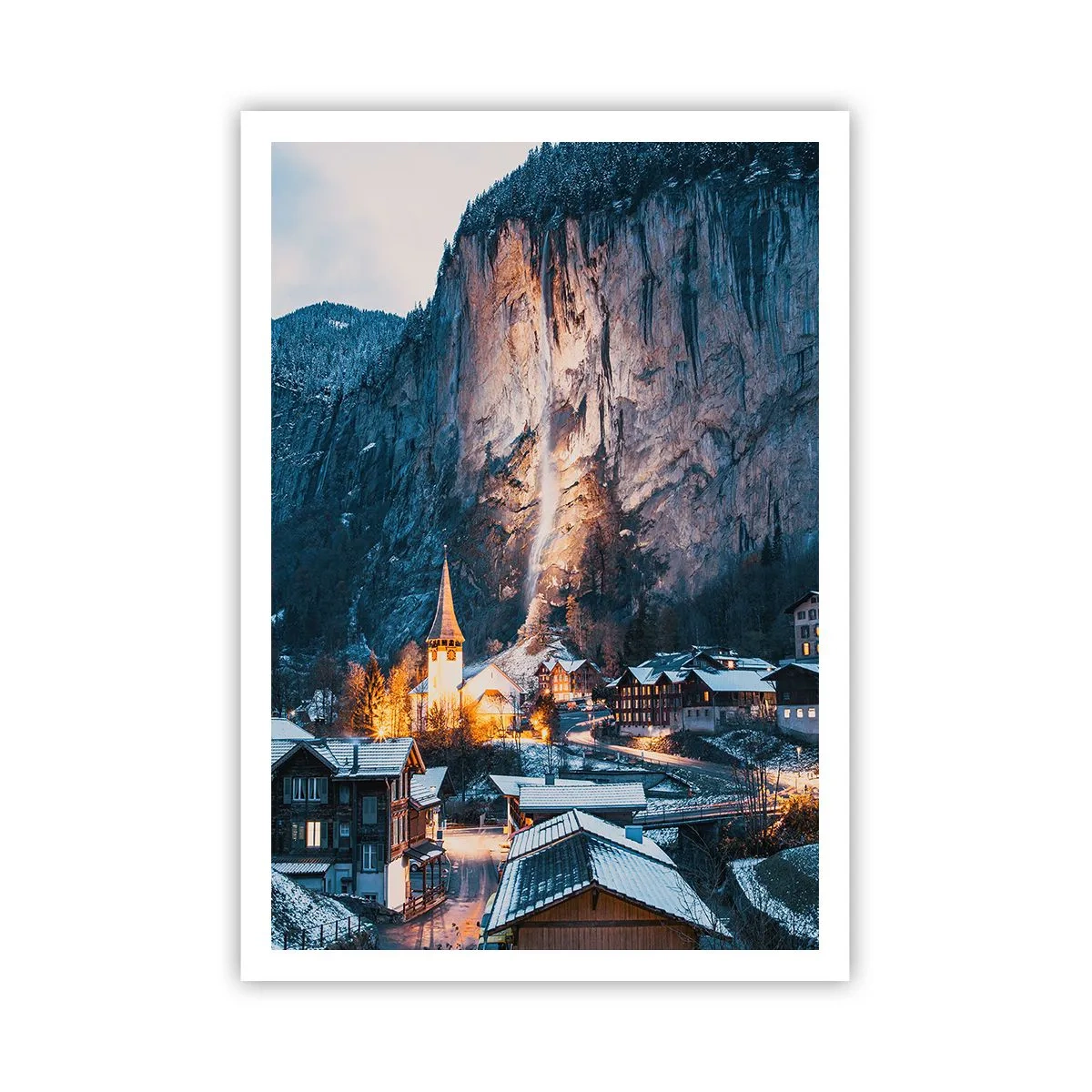 Poster - Der leuchtende Geist des Winters - 70x100 cm