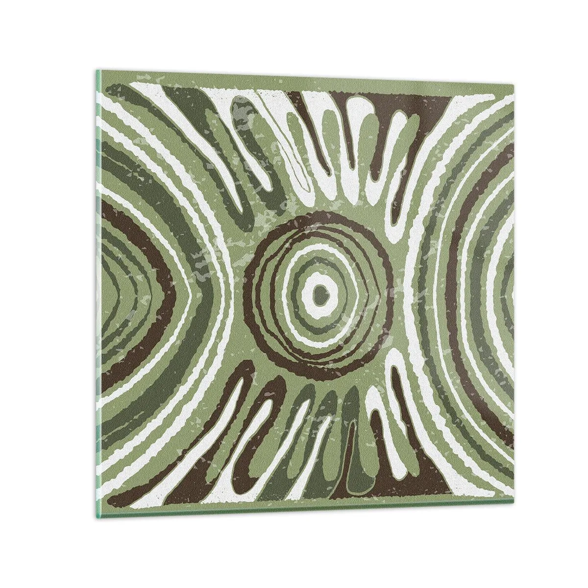 Glasbild - Bild auf glas - Explosion von Emotionen - 30x30 cm