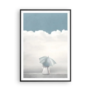 Poster in einem schwarzem Rahmen - Am Rande der Realität und Träume - 70x100 cm
