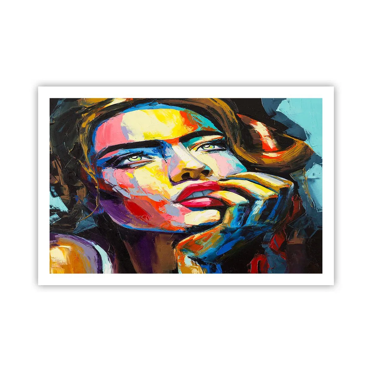 Poster - Träume fliegen am Himmel wie Vögel - 91x61 cm
