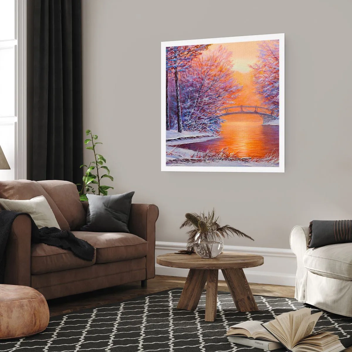 Poster - Treffen wir uns hier - 30x30 cm