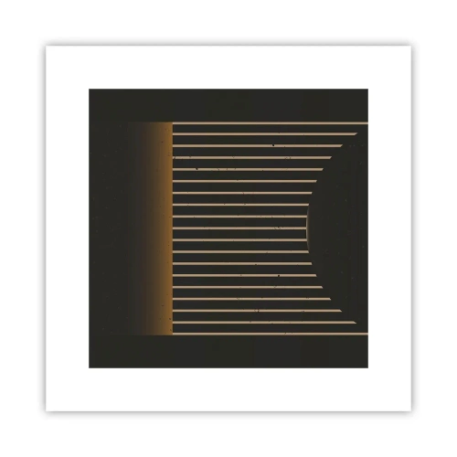 Poster - Die Dunkelheit erkunden - 30x30 cm