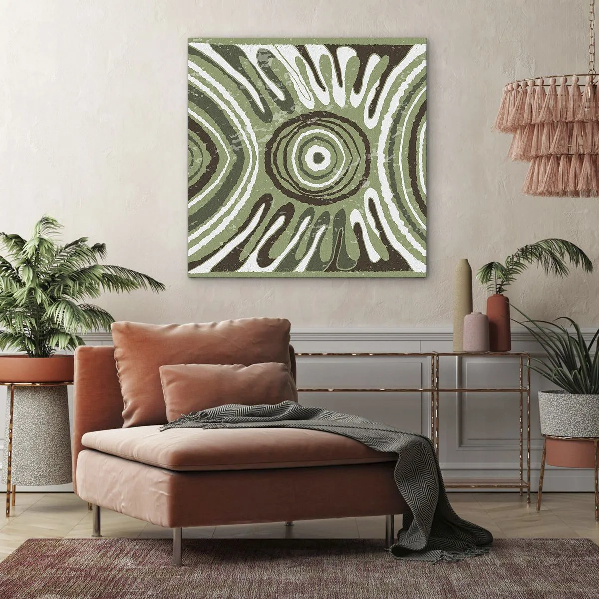 Bild auf Leinwand - Leinwandbild - Explosion von Emotionen - 50x50 cm