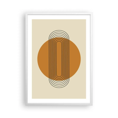 Poster in einem weißen Rahmen - Perfekter Plan - 50x70 cm