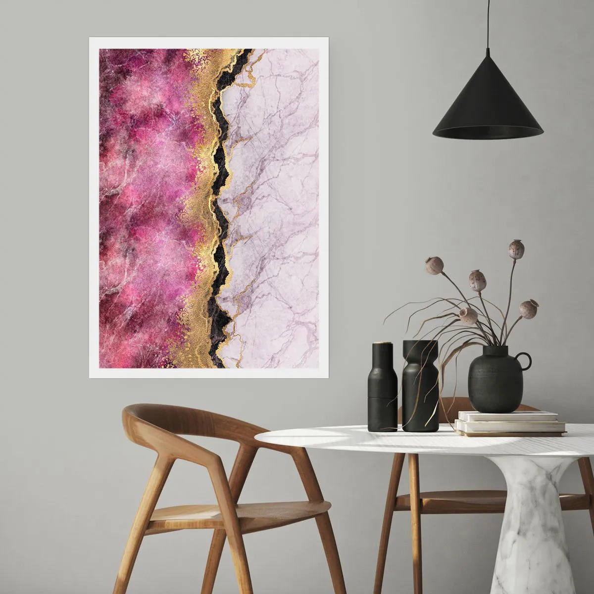 Poster - An der Grenze - 70x100 cm