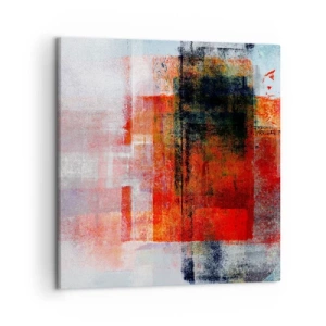 Bild auf Leinwand - Leinwandbild - Komposition leuchtet - 50x50 cm