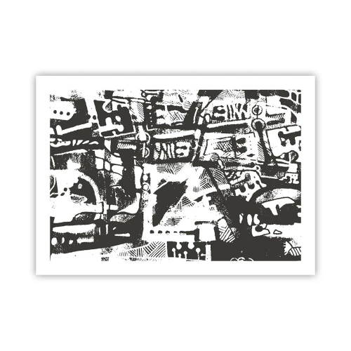 Poster - Ordnung oder Chaos? - 70x50 cm