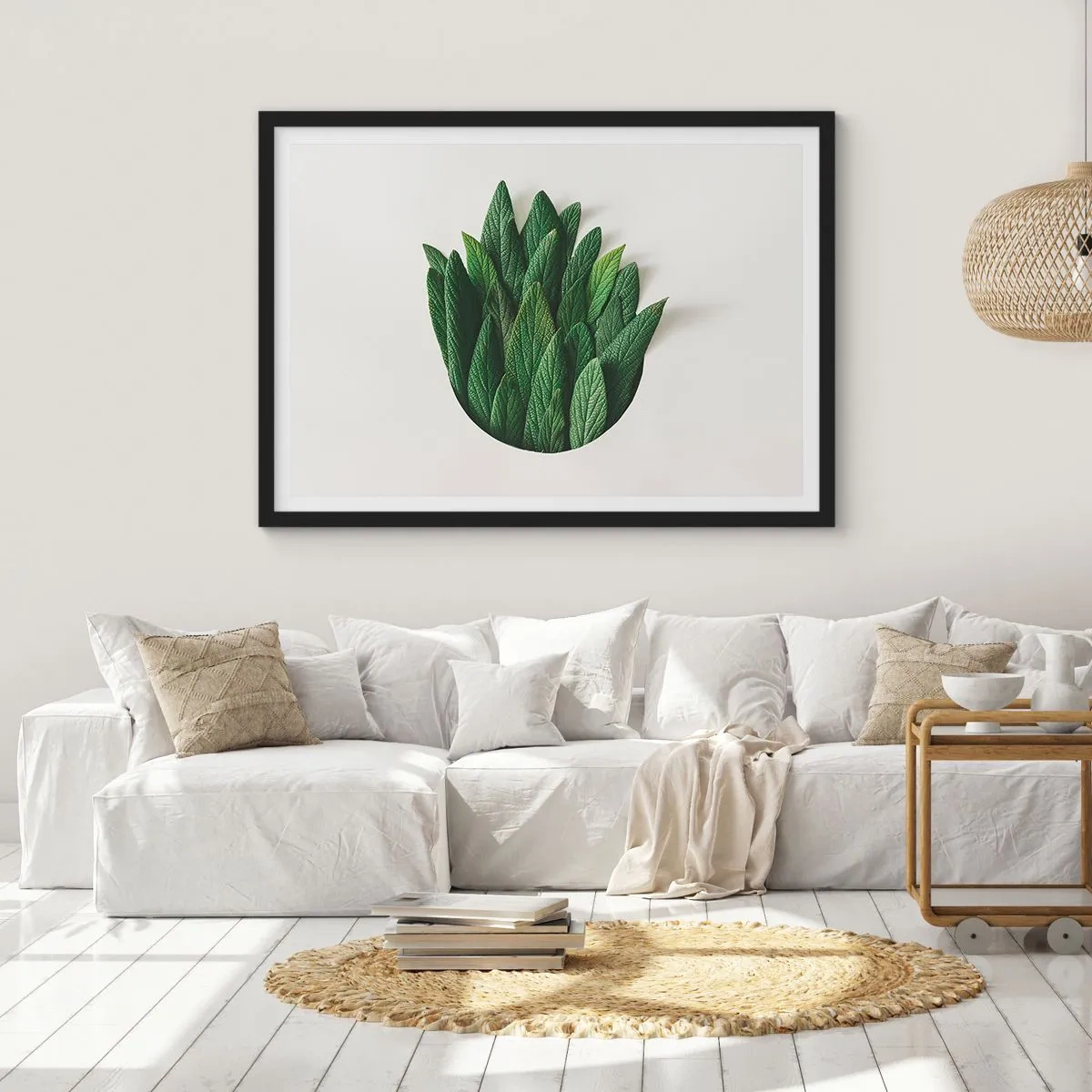 Poster in einem schwarzem Rahmen - Ungebremste Neugier - 50x40 cm